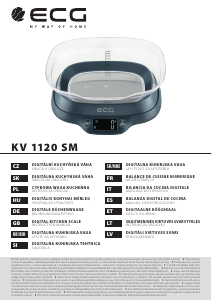 Használati útmutató ECG KV 1120 SM Konyhai mérleg