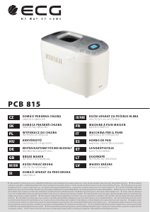 Priručnik ECG PCB 815 Pekač za kruh