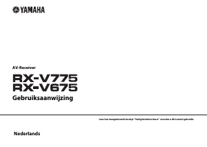 Handleiding Yamaha RX-V775 Receiver
