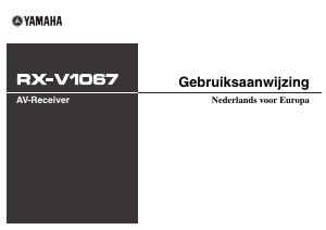 Handleiding Yamaha RX-V1067 Receiver