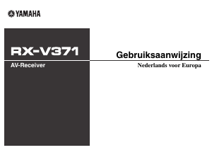 Handleiding Yamaha RX-V371 Receiver