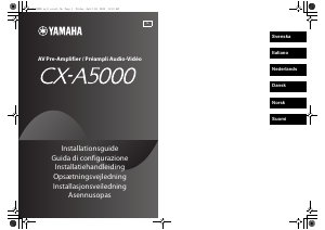 Brugsanvisning Yamaha CX-A5000 Forstærker