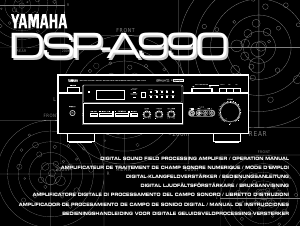 Manual Yamaha DSP-A990 Amplifier