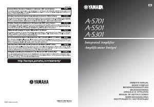 Manual de uso Yamaha A-S701 Amplificador