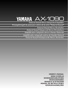 Handleiding Yamaha AX-1090 Versterker