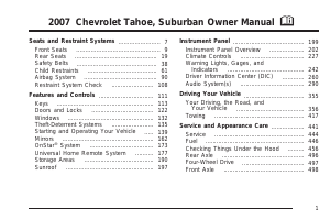 Manual Chevrolet Tahoe (2007)