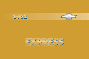 Manual Chevrolet Express (2002)