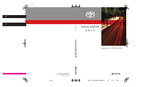 Mode d’emploi Toyota Highlander (2014)