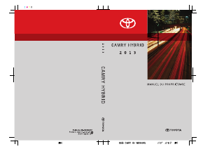 Mode d’emploi Toyota Camry Hybrid (2013)