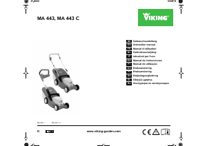 Manual Viking MA 443 C Corta-relvas