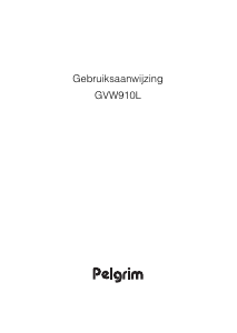 Handleiding Pelgrim GVW910L Vaatwasser