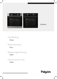 Manual Pelgrim OVM436MAT Oven