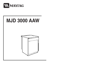 Handleiding Maytag MJD3000AAW Vaatwasser