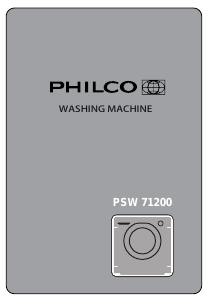 Handleiding Philco PSW 71200 Wasmachine