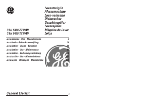 Manual GE GSH5430TZW Dishwasher