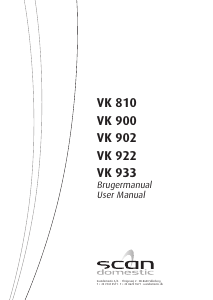 Brugsanvisning Scandomestic VK 900 Vinkøleskab