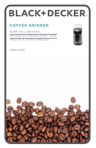 Manual de uso Black and Decker CBM310BD Molinillo de café