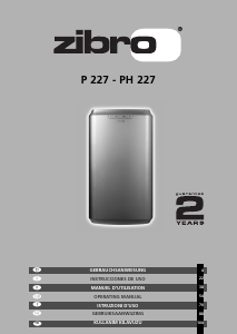 Manual Zibro PH 227 Air Conditioner