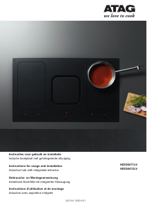 Manual ATAG HIDD8472LV Hob