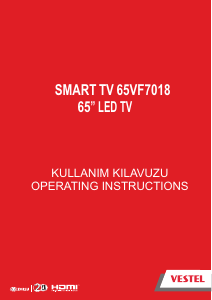 Manual Vestel 65VF7018 LED Television