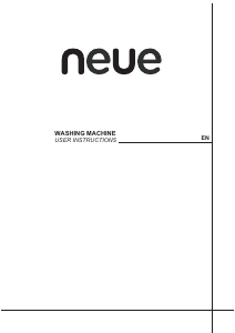 Manual Neue NEM 712D/1-8 Washing Machine