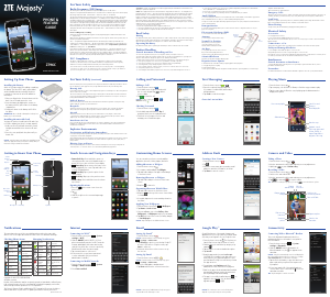 Manual ZTE Z796C Majesty Mobile Phone