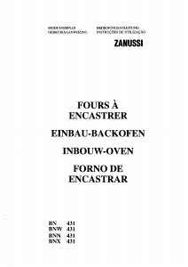 Handleiding Zanussi BN431 Oven
