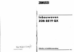 Handleiding Zanussi ZOB8819QX Oven