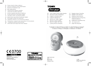 Εγχειρίδιο TOMY TF525 DIgital Audio Ενδοεπικοινωνία μωρού