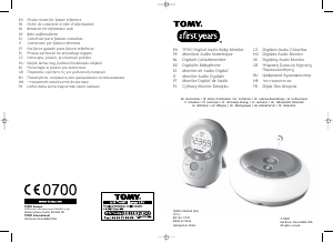 Használati útmutató TOMY TF550 Digital Audio Bébiőr