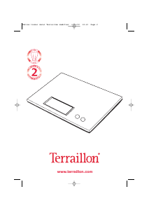 Mode d’emploi Terraillon Linear Vocal Balance de cuisine