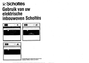 Handleiding Scholtès F 283 E Oven