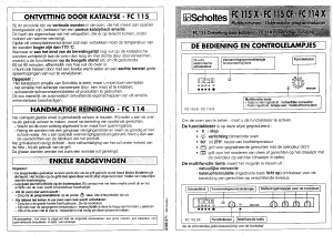 Handleiding Scholtès FC 114 X Oven