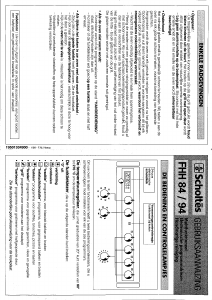 Handleiding Scholtès FHH 84 Oven