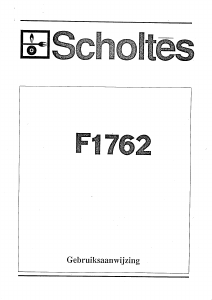 Handleiding Scholtès F 1762 Magnetron