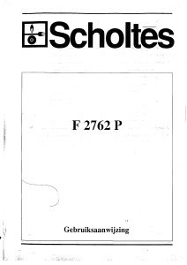 Handleiding Scholtès F 2762 P Magnetron