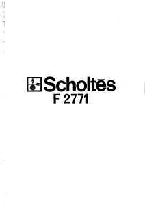 Handleiding Scholtès F 2771 Magnetron