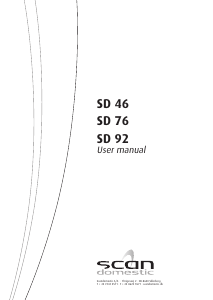 Manual Scandomestic SD 92 Freezer