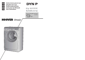 Manual Otsein-Hoover DYN 9146P-37 Washing Machine