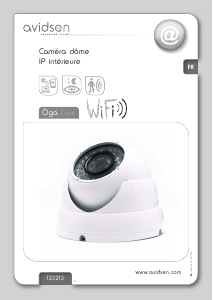 Mode d’emploi Avidsen 123212 Oga Dome Caméra IP