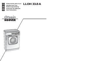 Manual de uso Otsein-Hoover LB LLOH 33.8A Lavadora