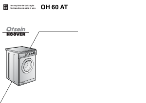 Manual Otsein-Hoover LB OH 60 AT5 Máquina de lavar roupa