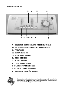 Manual de uso Otsein-Hoover OHNT 9.6-37 AA Lavadora