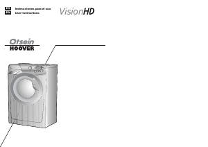 Manual de uso Otsein-Hoover VHD 611-37 Lavadora