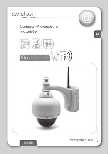 Mode d’emploi Avidsen 123215 Oga Motoriz WR Caméra IP