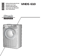 Manuale Otsein-Hoover VHDS 610-37 Lavatrice