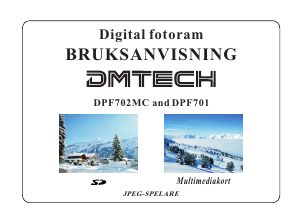 Handleiding DMTech DPF701 Digitale fotolijst