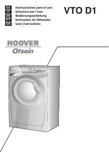 Manual Otsein-Hoover VTO 712D12/1-37 Máquina de lavar roupa