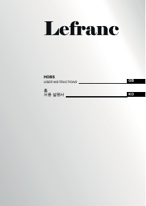 Handleiding Lefranc LF H632K/1 Kookplaat