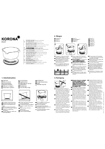 Manuale Korona 76111 Roy Bilancia da cucina